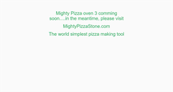 Desktop Screenshot of mightypizzaoven.com