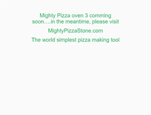 Tablet Screenshot of mightypizzaoven.com